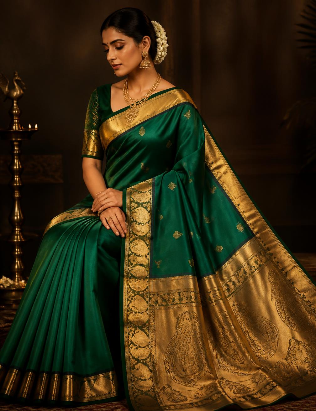 Aranya Kanjivaram Silk Saree