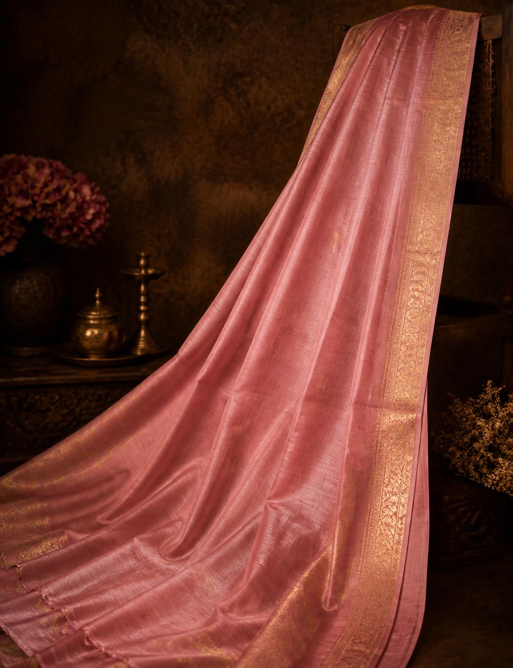 Gulika Tussar Silk Saree